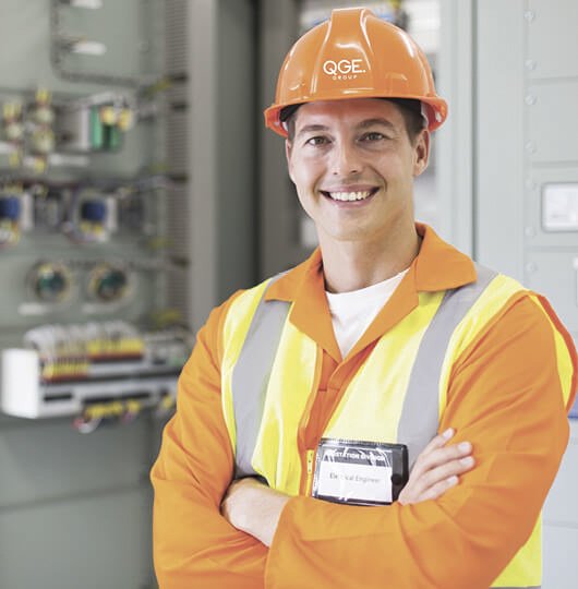QGE engineer on site